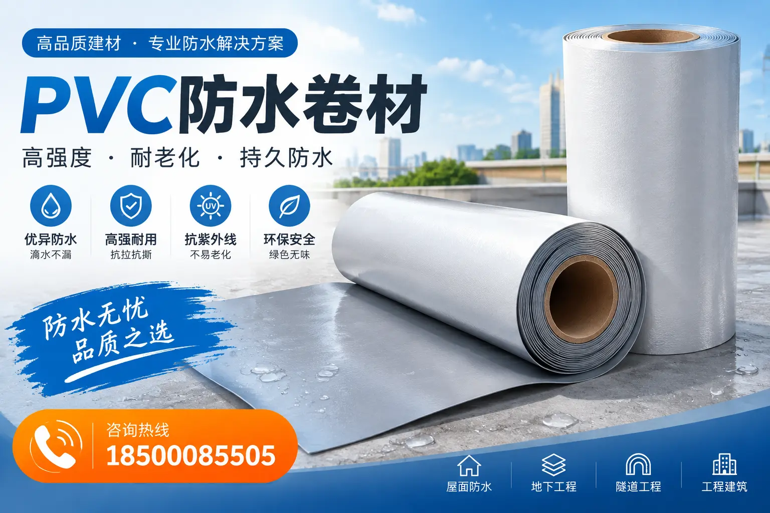 PVC防水卷材的使用寿命与维护周期,适合扬州业主参考